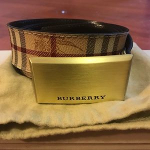 Mens Burberry belt